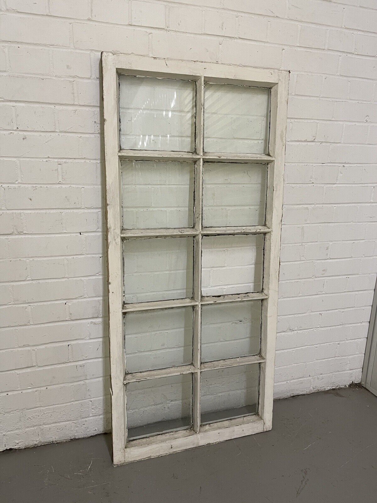 Modern Georgian 10 Panel Wooden Window 605 x 1295mm