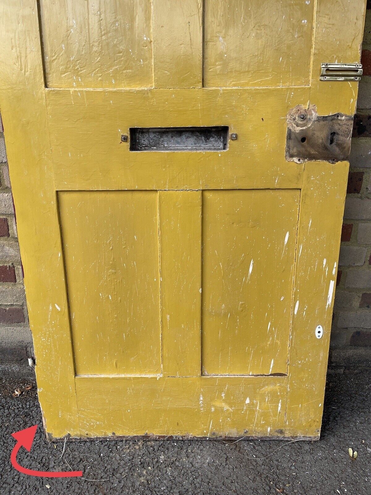 Reclaimed Victorian Wooden Panel External Front Door 2020 x 810mm