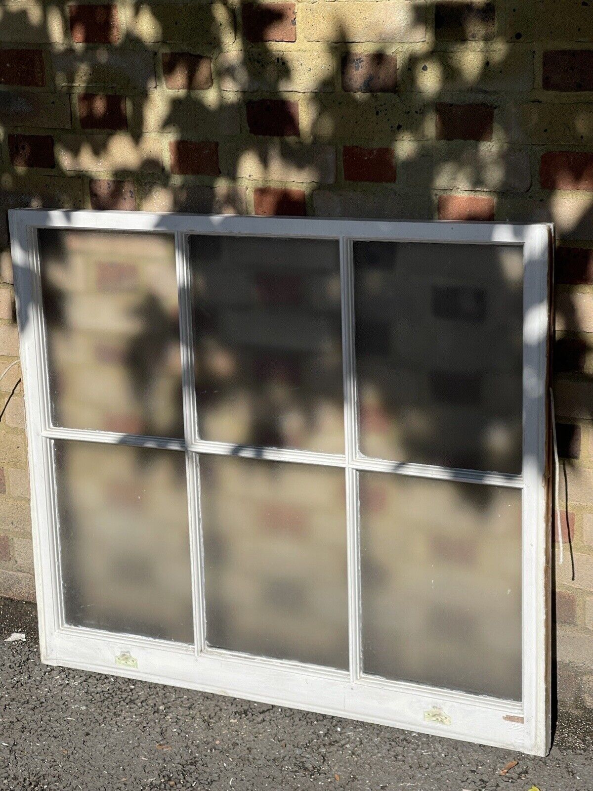 Reclaimed Old Georgian 6 Panel Wooden Window 930mm x 1060mm