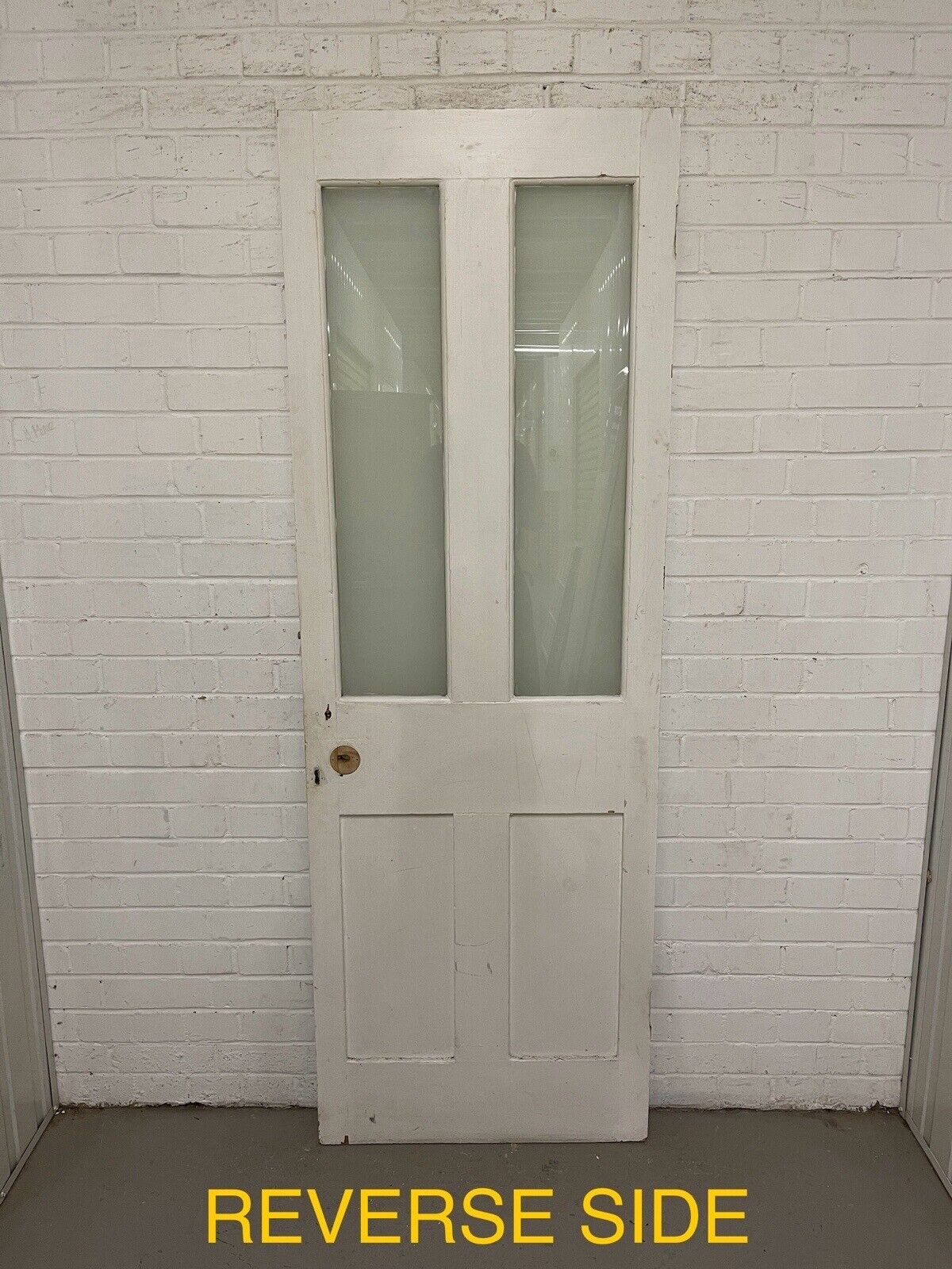 Reclaimed Victorian Pine Internal 4 panel Door 1937 OR 1945mm x 673mm