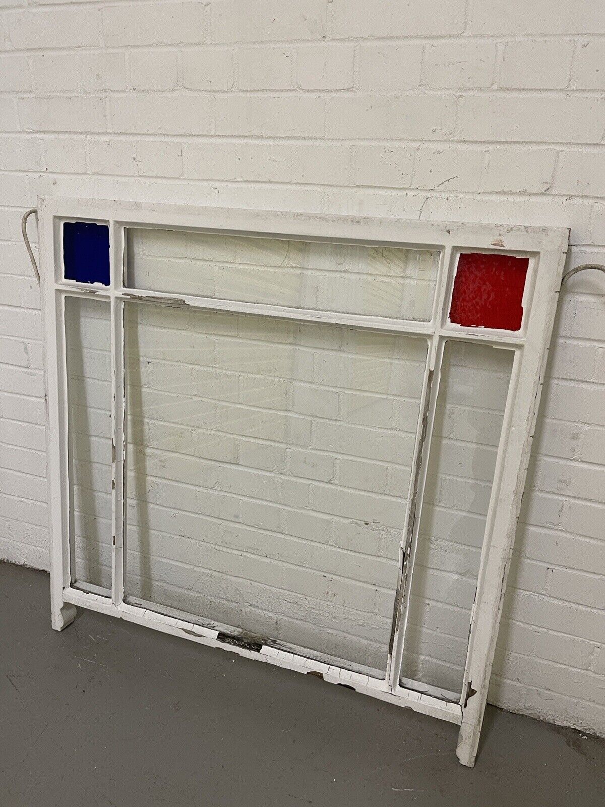 Reclaimed Old Edwardian 6 Panel Wooden Panel Sash Window 1040 x 1040mm