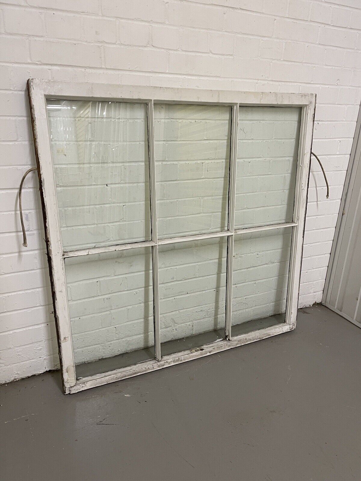 Reclaimed Old Large Georgian 6 Panel Wooden Window 1140 x 1110mm