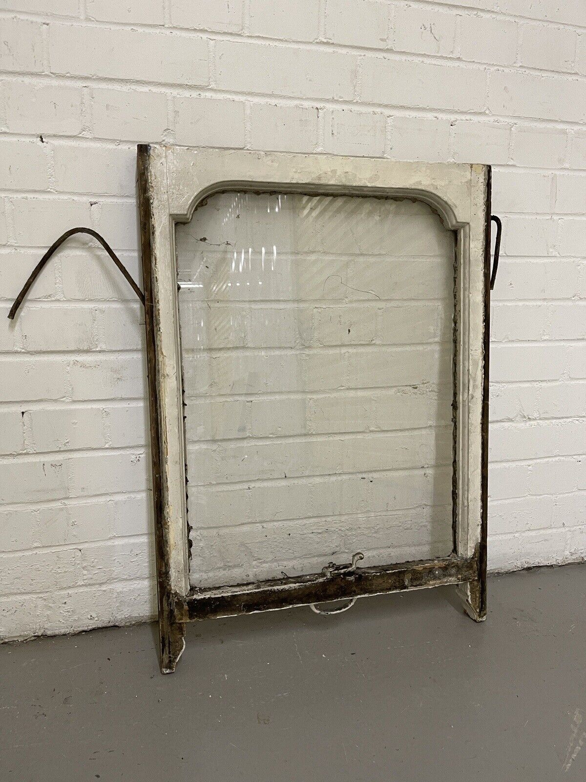 Reclaimed Old Edwardian Arch Sash Wooden Window 770 x 555mm