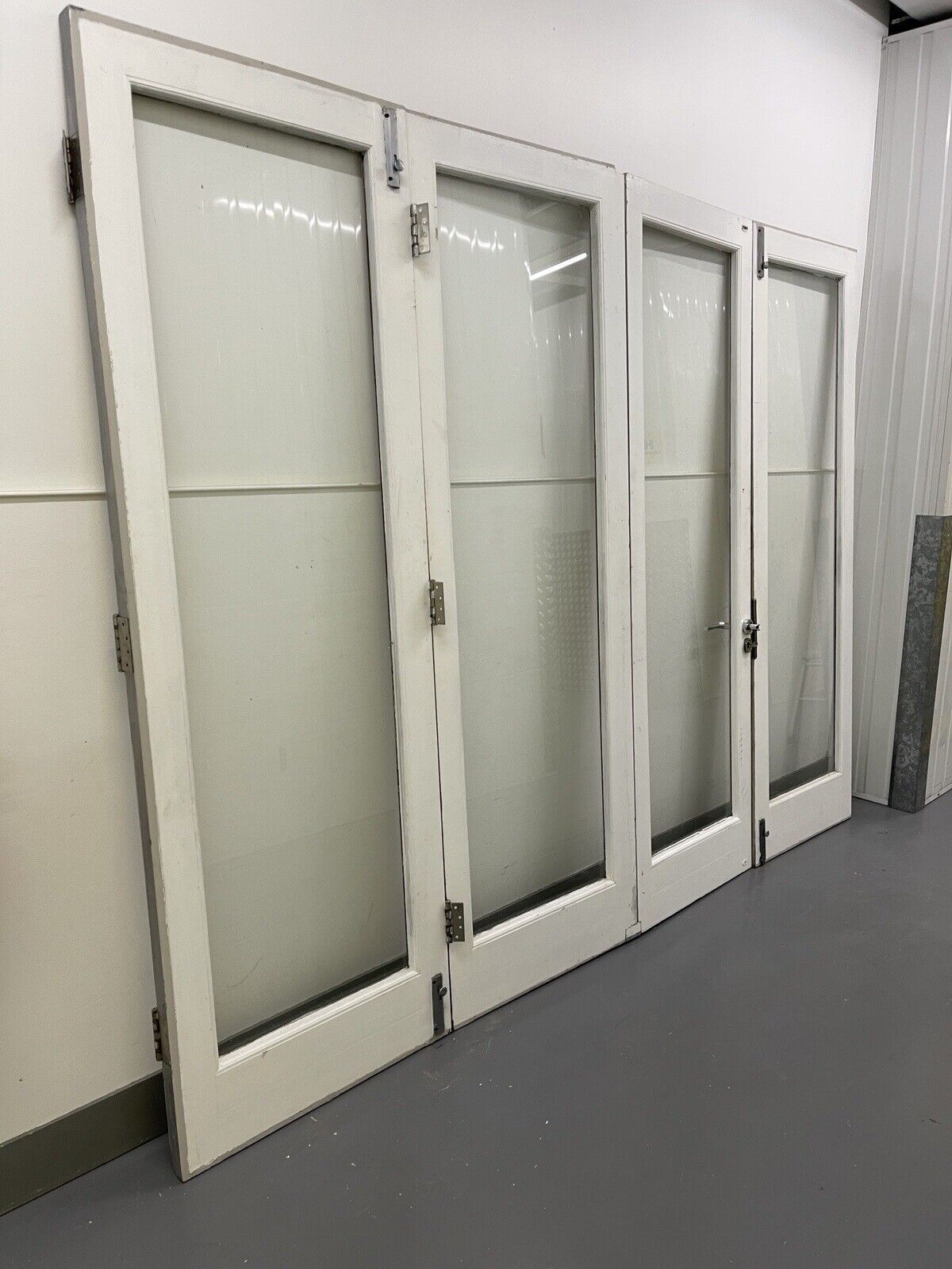 Solid Wood Double Glazed Bifold Sliding External Doors NO FRAME 2175 x 2883mm