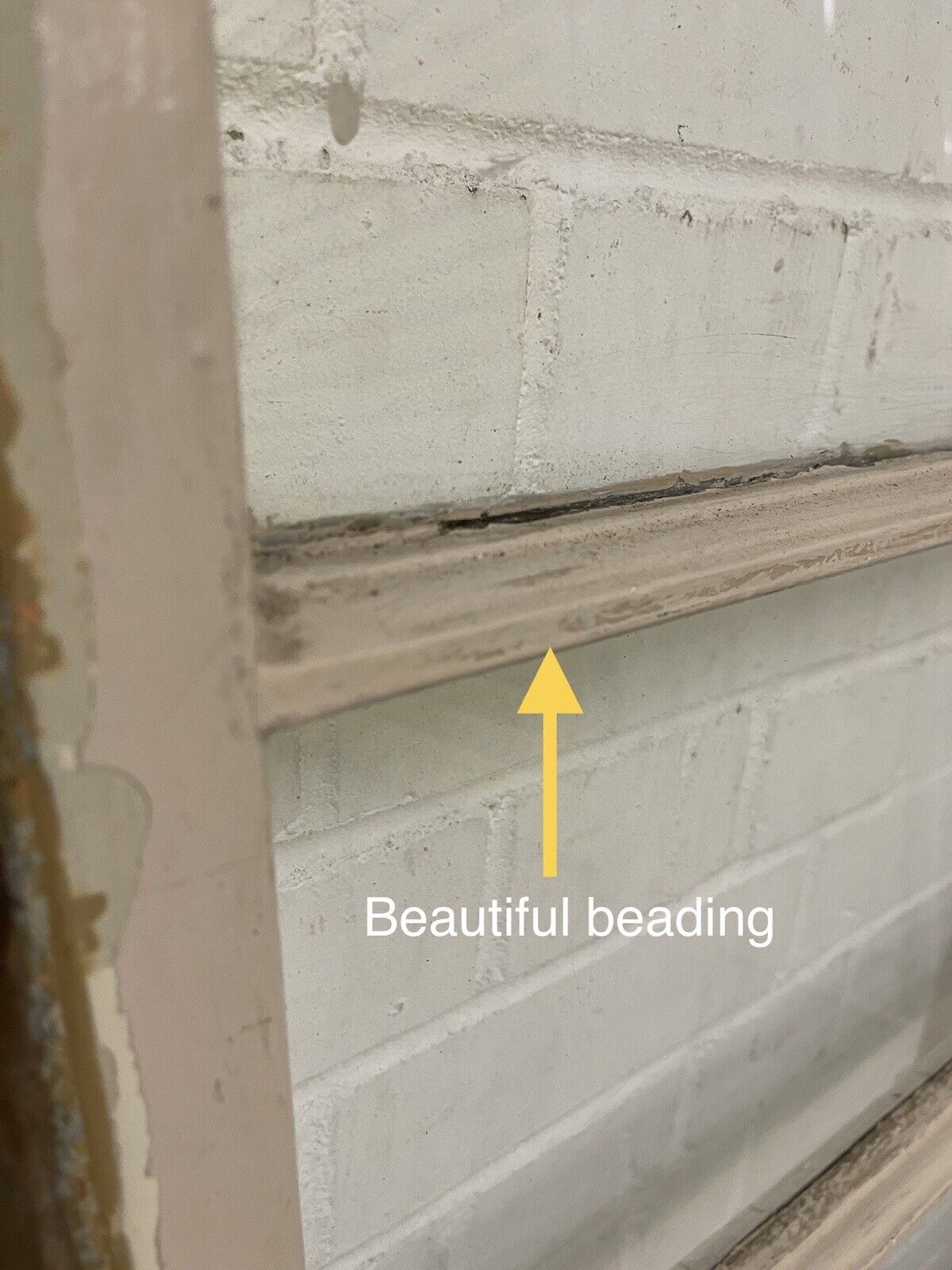Reclaimed Old Georgian 4 panel Wooden Window 1045 or 1035 x 520mm