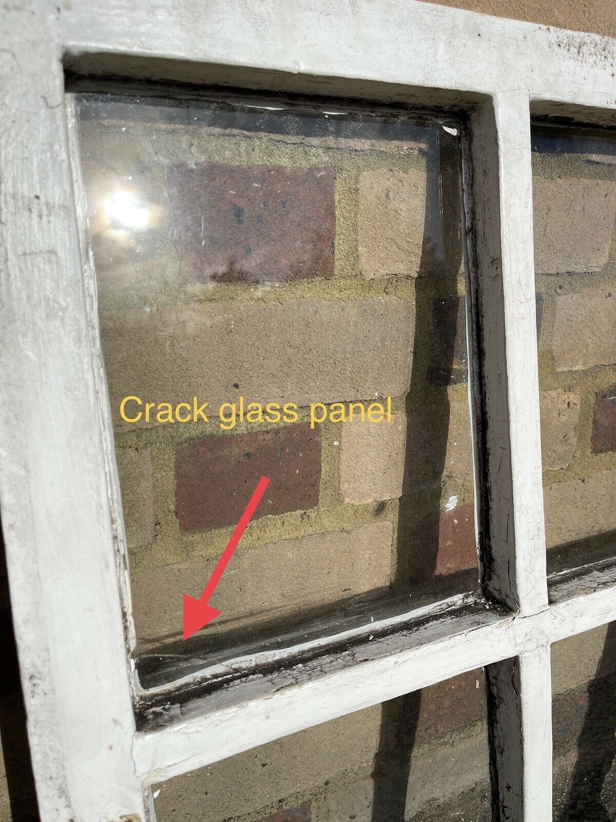 Modern Georgian 4 Panel Wooden Window 563 x 743mm