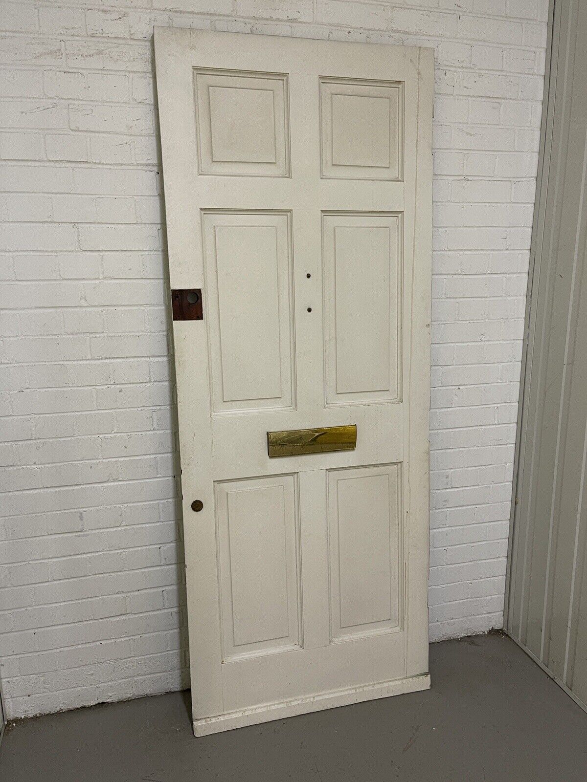 Reclaimed Old Wooden Bespoke Hardwood Front Door 2030 x 803mm