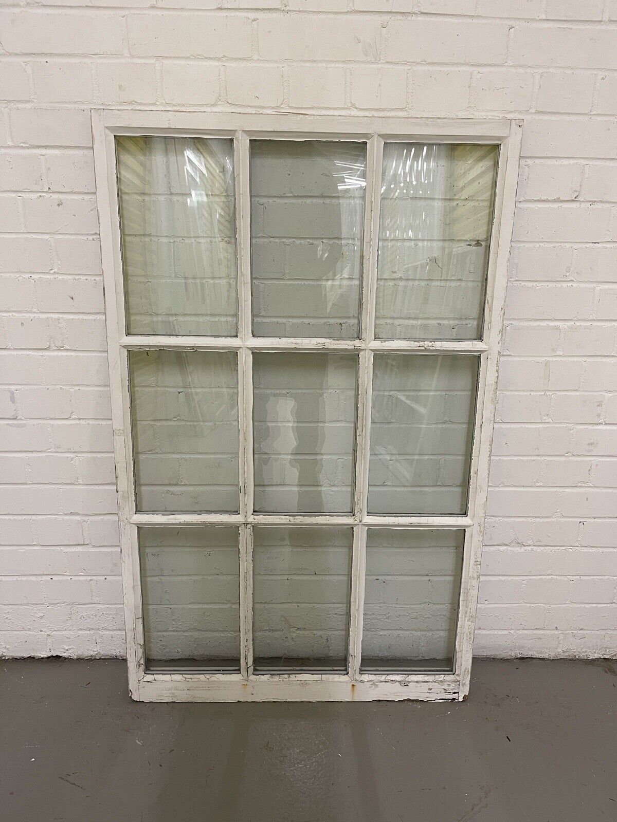 Modern Double Glazed Georgian 9 Panel Wooden Window 770 x 1217mm