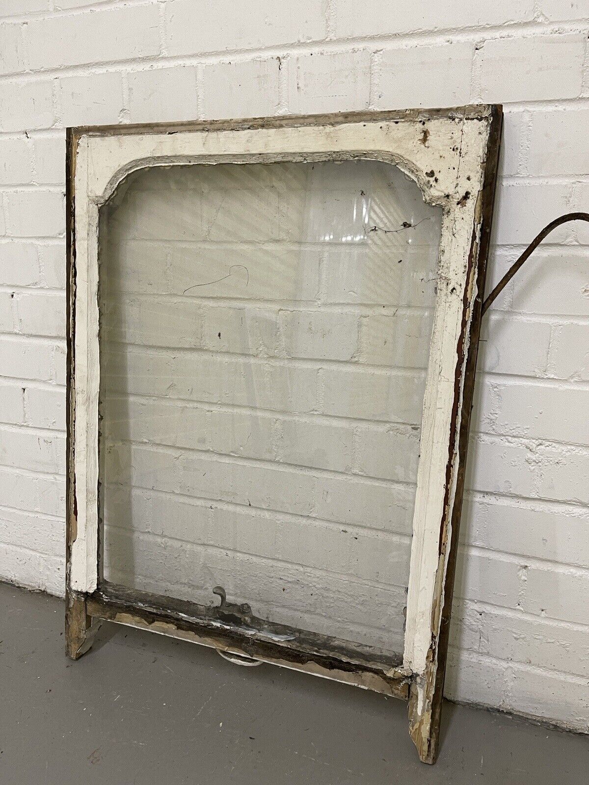 Reclaimed Old Edwardian Arch Sash Wooden Window 770 x 555mm