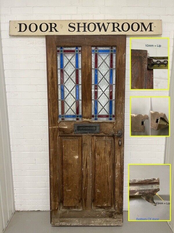 Reclaimed Old Bespoke Wooden Panel Front Door 2030 Or 2020 x 815 or 825mm