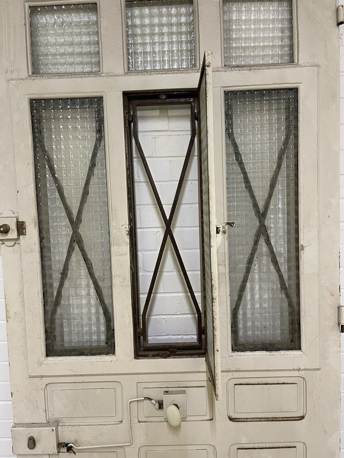 Reclaimed Arts and Crafts Victorian  Wooden Front Door 2165 x 1023mm
