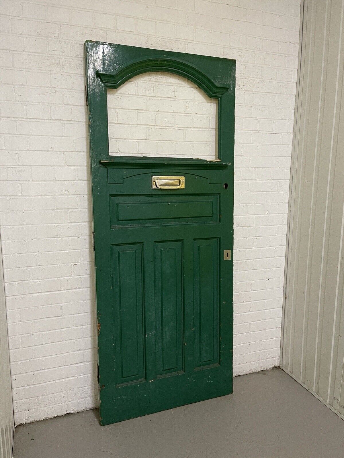Reclaimed Victorian Edwardian Wooden Panel Front Door 2075 x 855mm