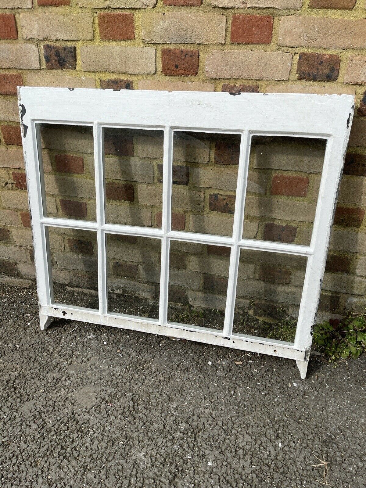 Reclaimed Old Georgian 8 Panel Wooden Sash Window