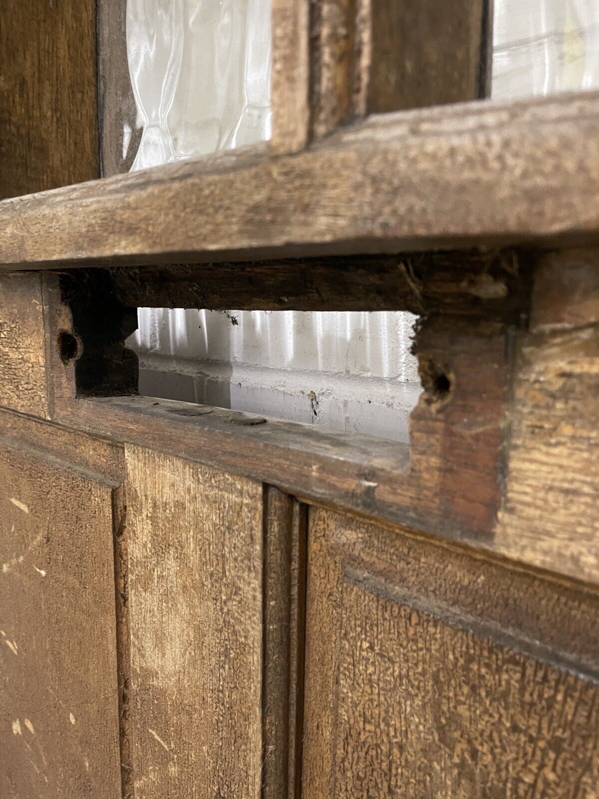 Reclaimed Bow Wooden Panel Front Door 1980 x 833mm