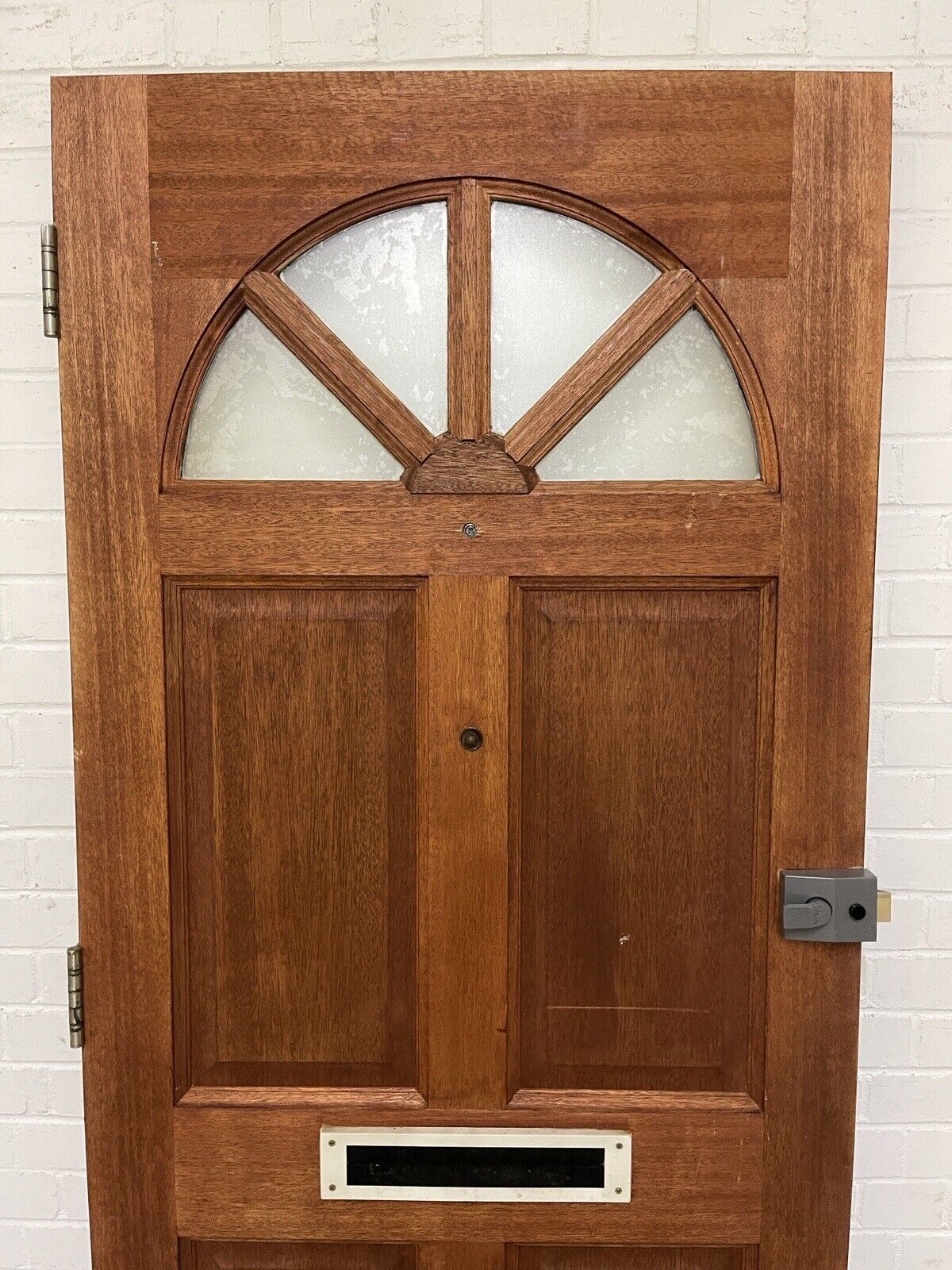 Reclaimed Carolina Old Toughened Glazed  Glass Wooden Door 1955 x 840mm