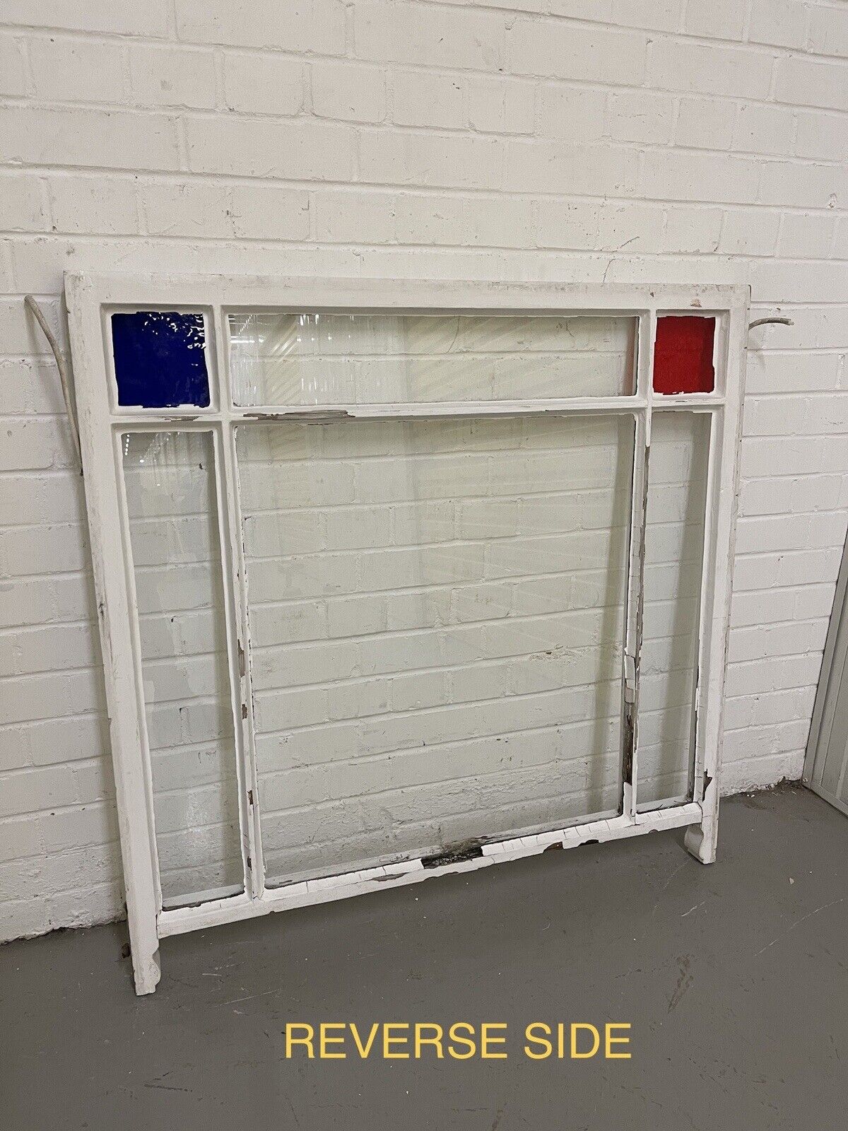 Reclaimed Old Edwardian 6 Panel Wooden Panel Sash Window 1040 x 1040mm