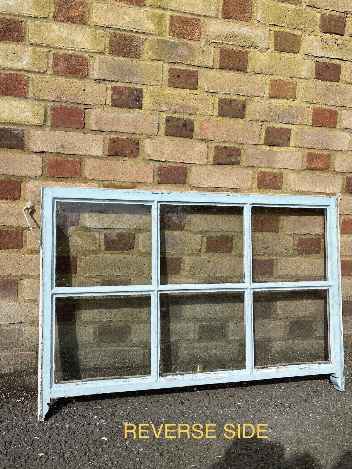 Reclaimed Old Georgian 6 Panel Wooden Window 1003 x 675mm