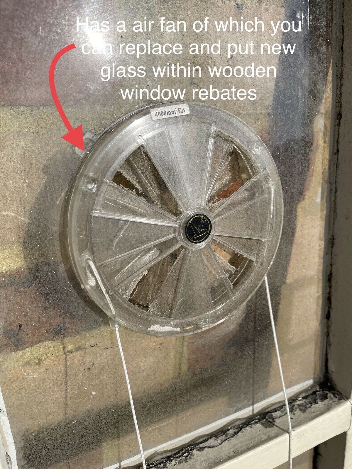 Modern Georgian 6 Panel Wooden Window 563 x 1052mm