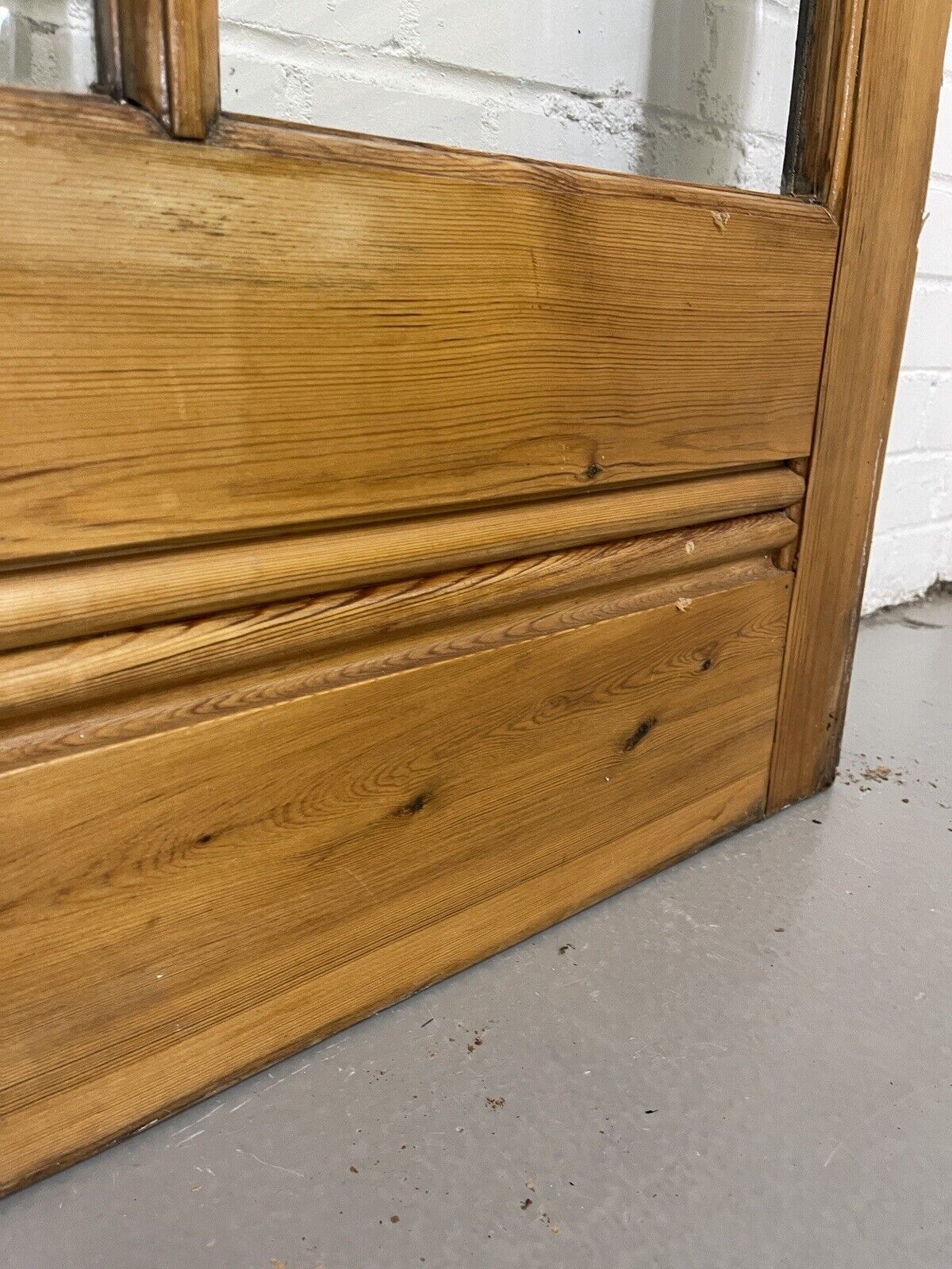 Reclaimed Georgian Wooden Panel External Side Back Door 1990 x 855mm