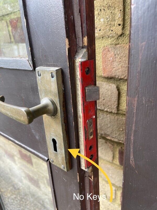 Reclaimed Old French Double Glazed Glass Wooden Double Doors 1160 x 2000mm