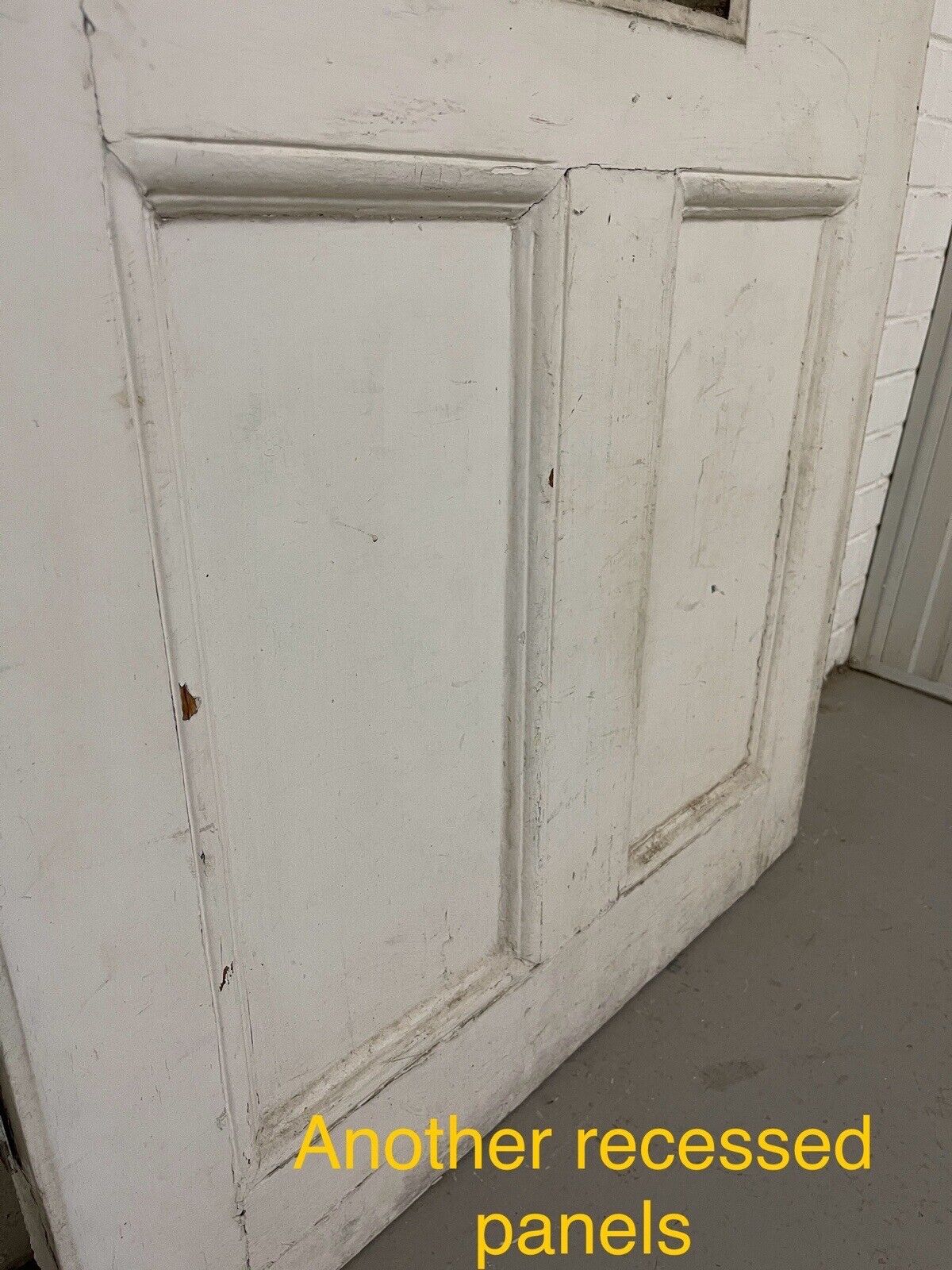 Reclaimed Leaded Light Victorian Edwardian Wooden Front Door 1980 1985 x 874mm