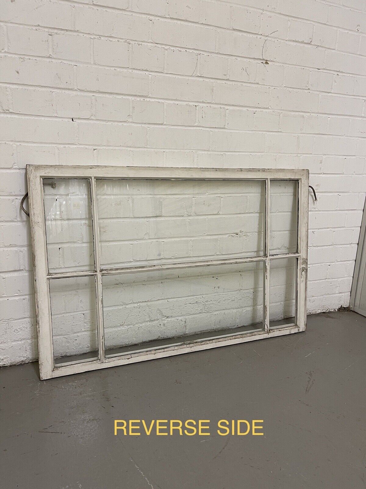 Reclaimed Edwardian 6 Panel Wooden Panel Sash Window 1110 x 642mm