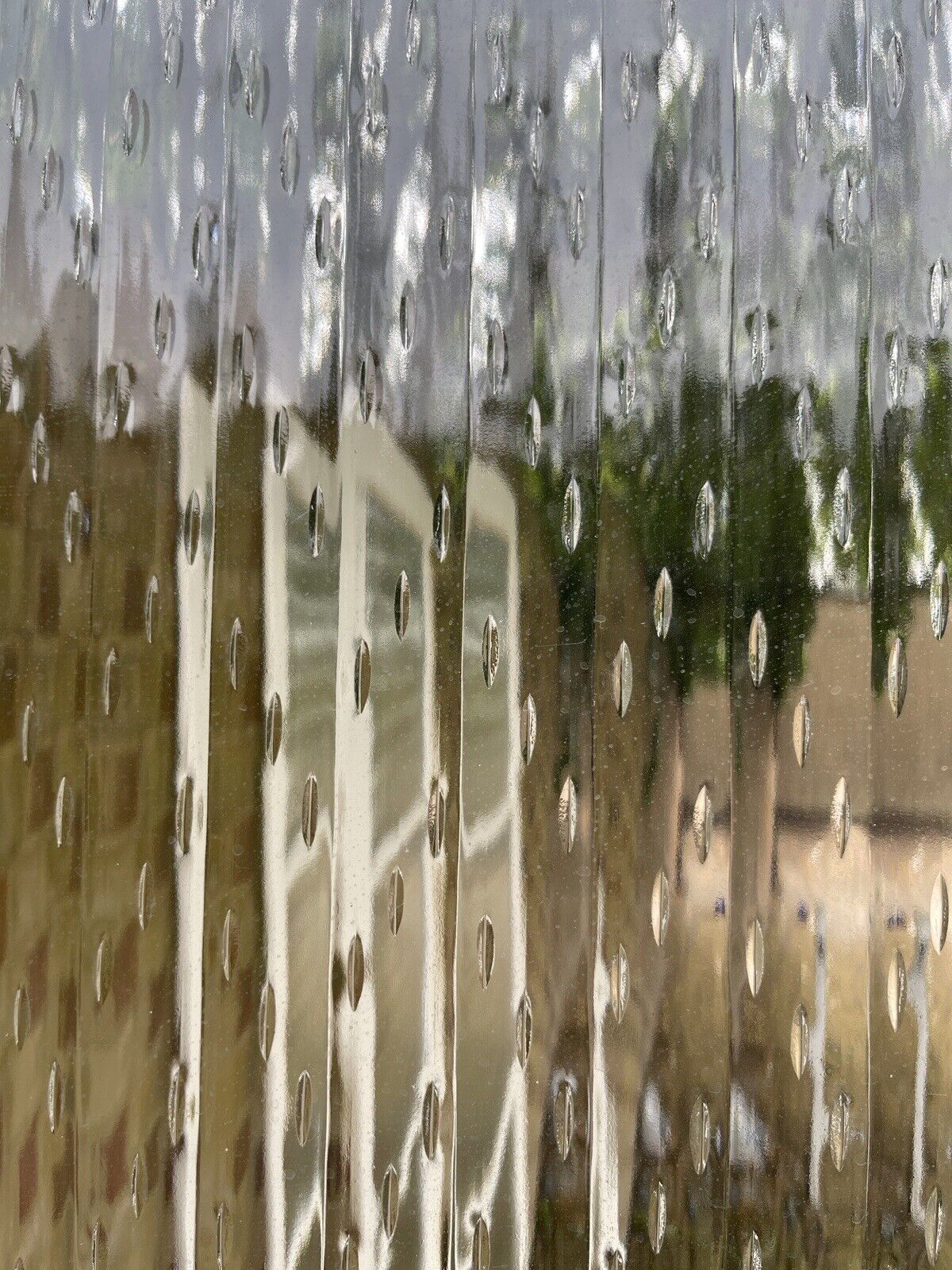 Reclaimed Reeded Glass Internal Or External French Doors 1954 x 1515mm