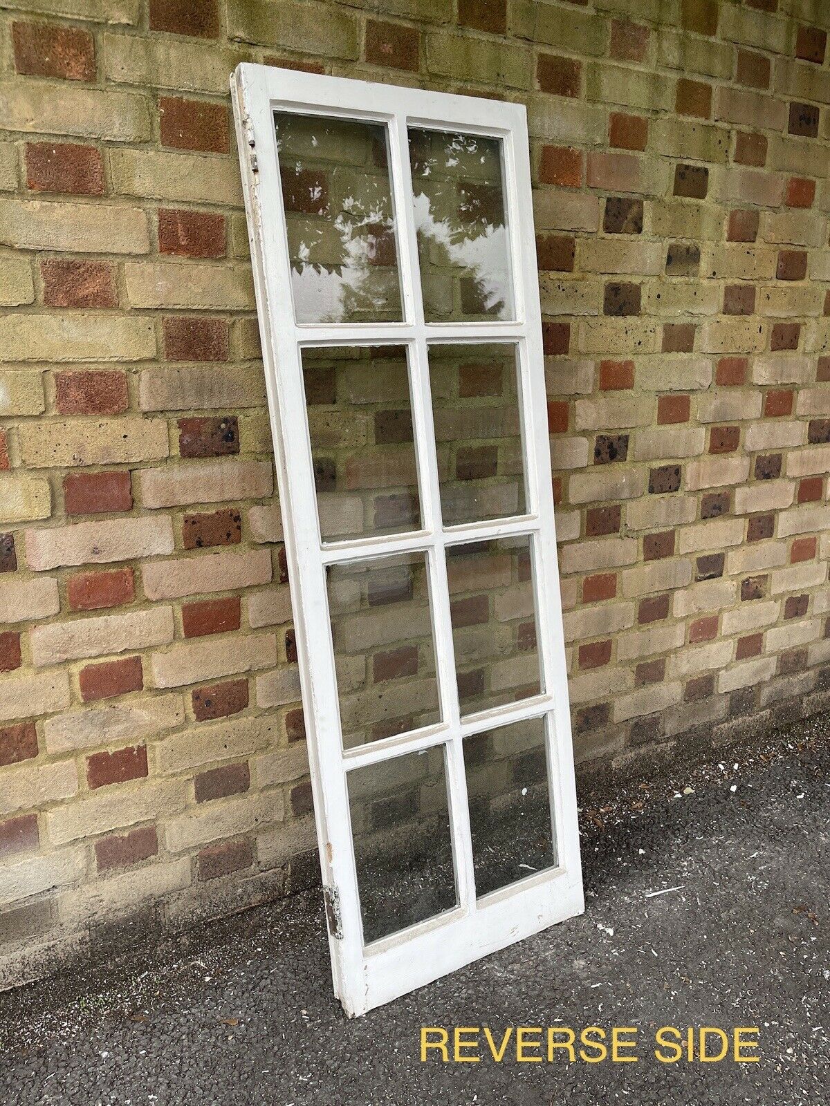 Reclaimed Old Georgian 8 Panel Wooden Window 1500 x 520mm