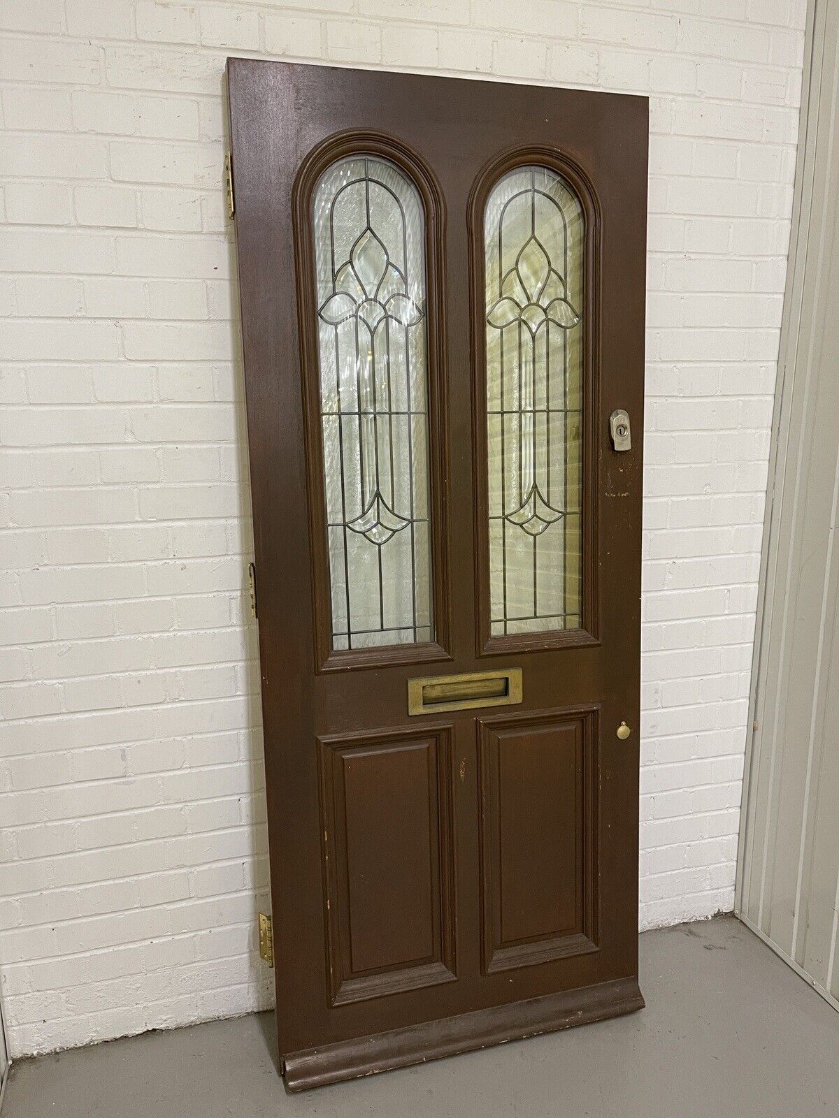 Reclaimed Victorian Style Wooden Panel External Front Door 1980 1965 x 840mm