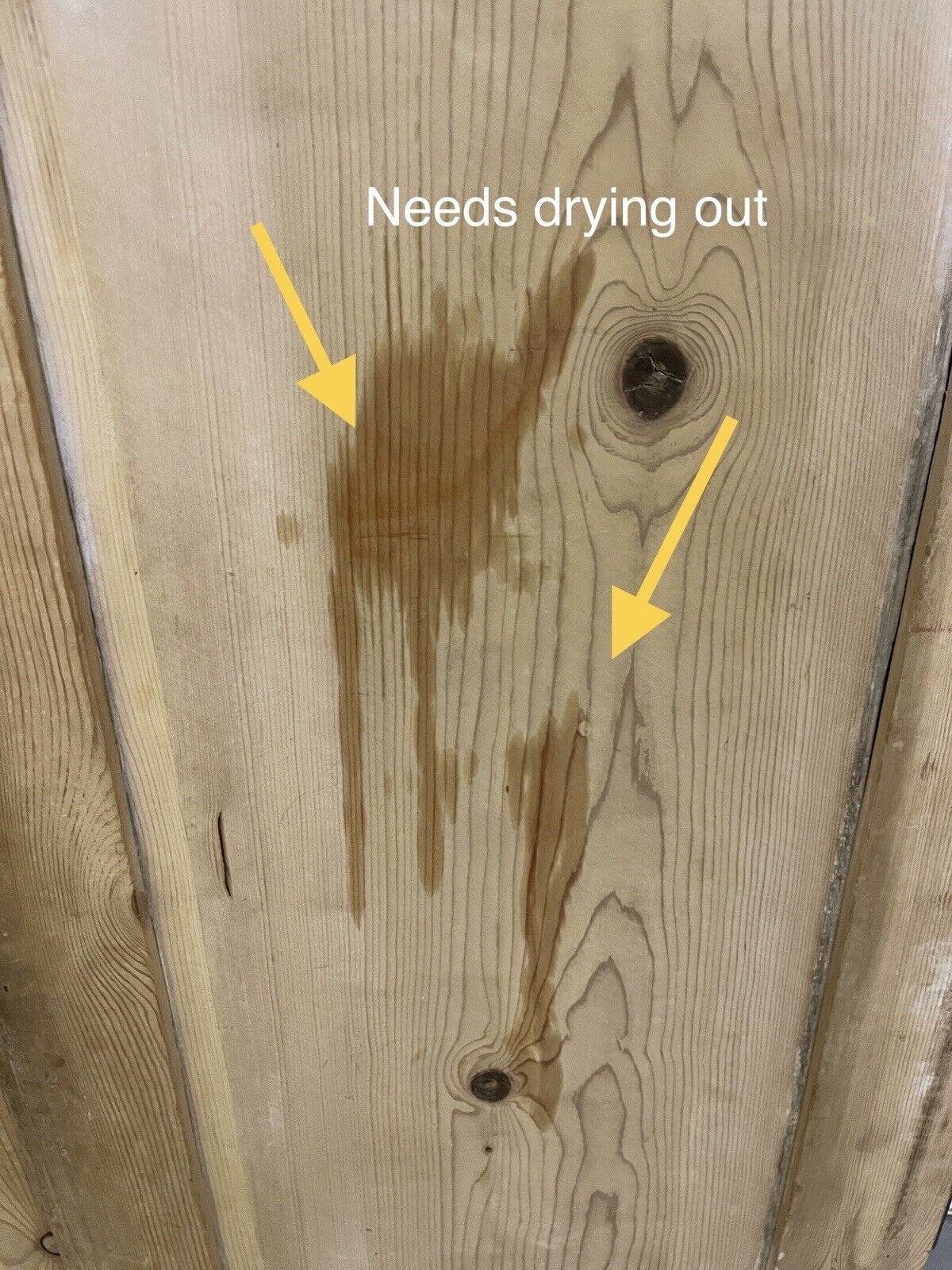 Pair Of Reclaimed Interlocking Victorian Pine  Alcove Cupboard Doors 1605 x 887