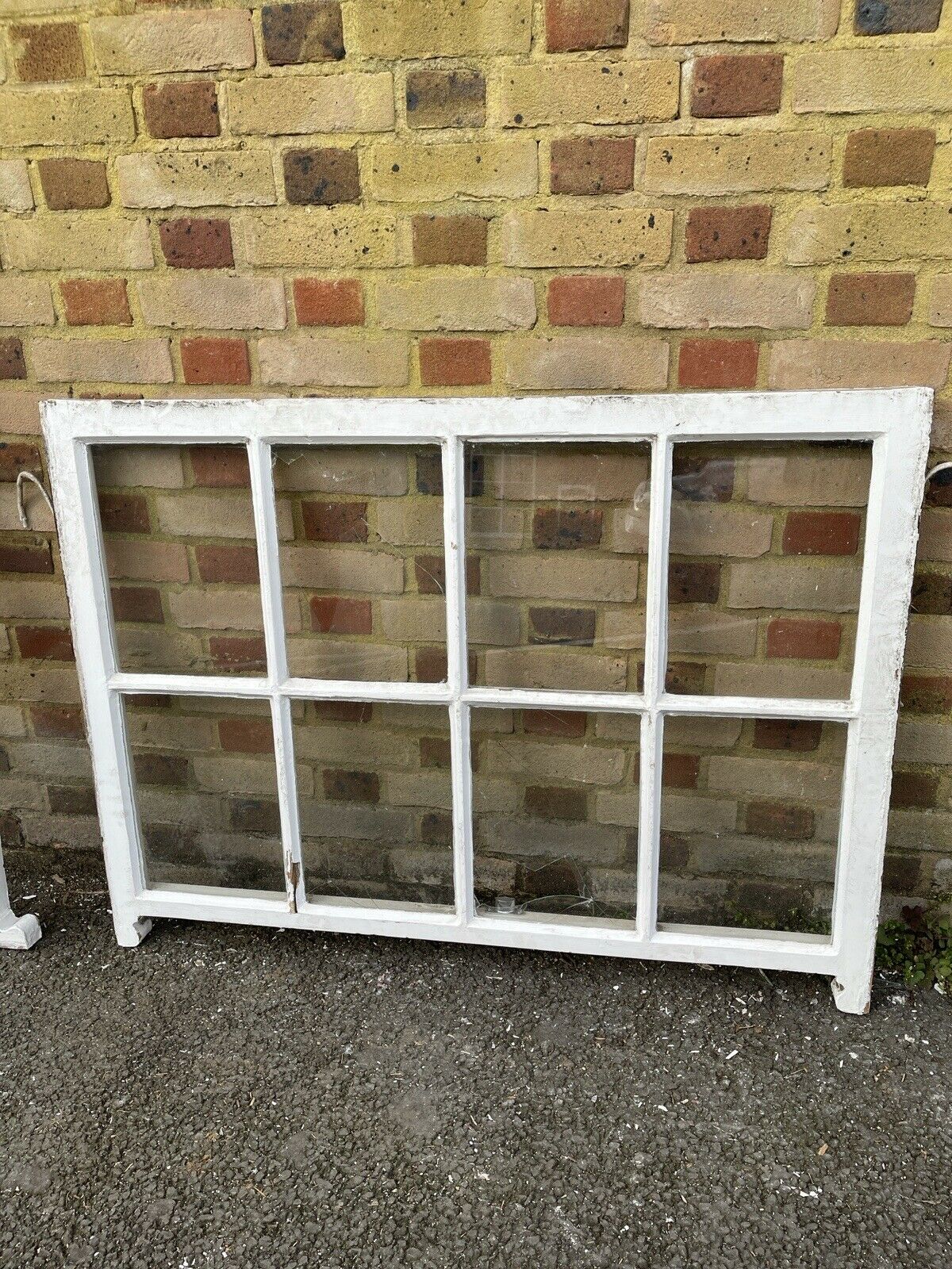 Reclaimed Old Georgian 8 Panel Wooden Sash Window