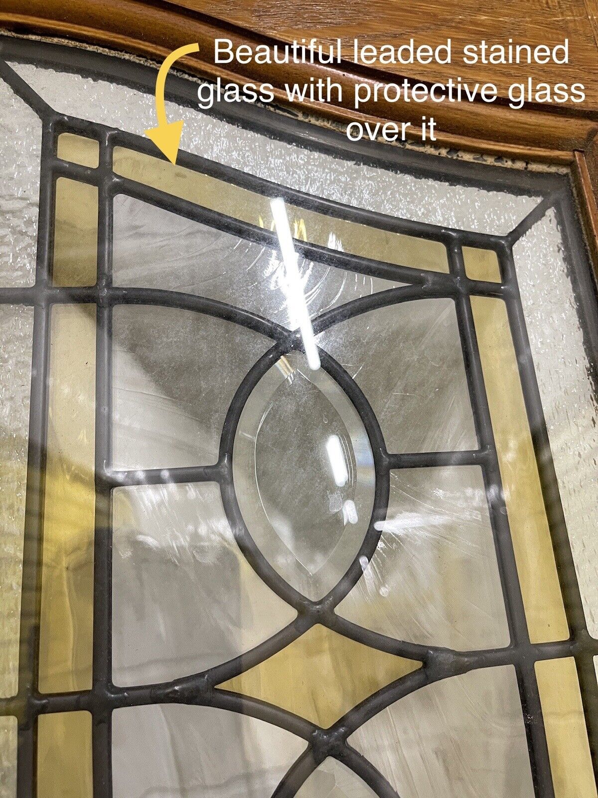 Reclaimed Style Edwardian Modern Stained Glass Front Door 2010 or 2005 x 814mm