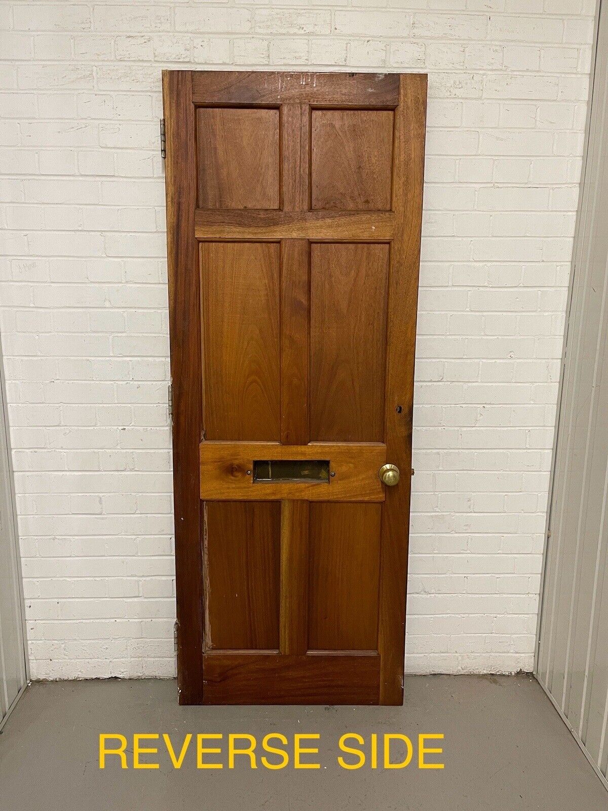Reclaimed Old Wooden Bespoke Hardwood Front Door 1956 or 1960mm x 755mm