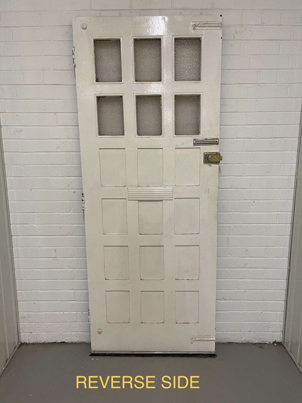Reclaimed Studded Wooden Front Door  2025mm x 810mm