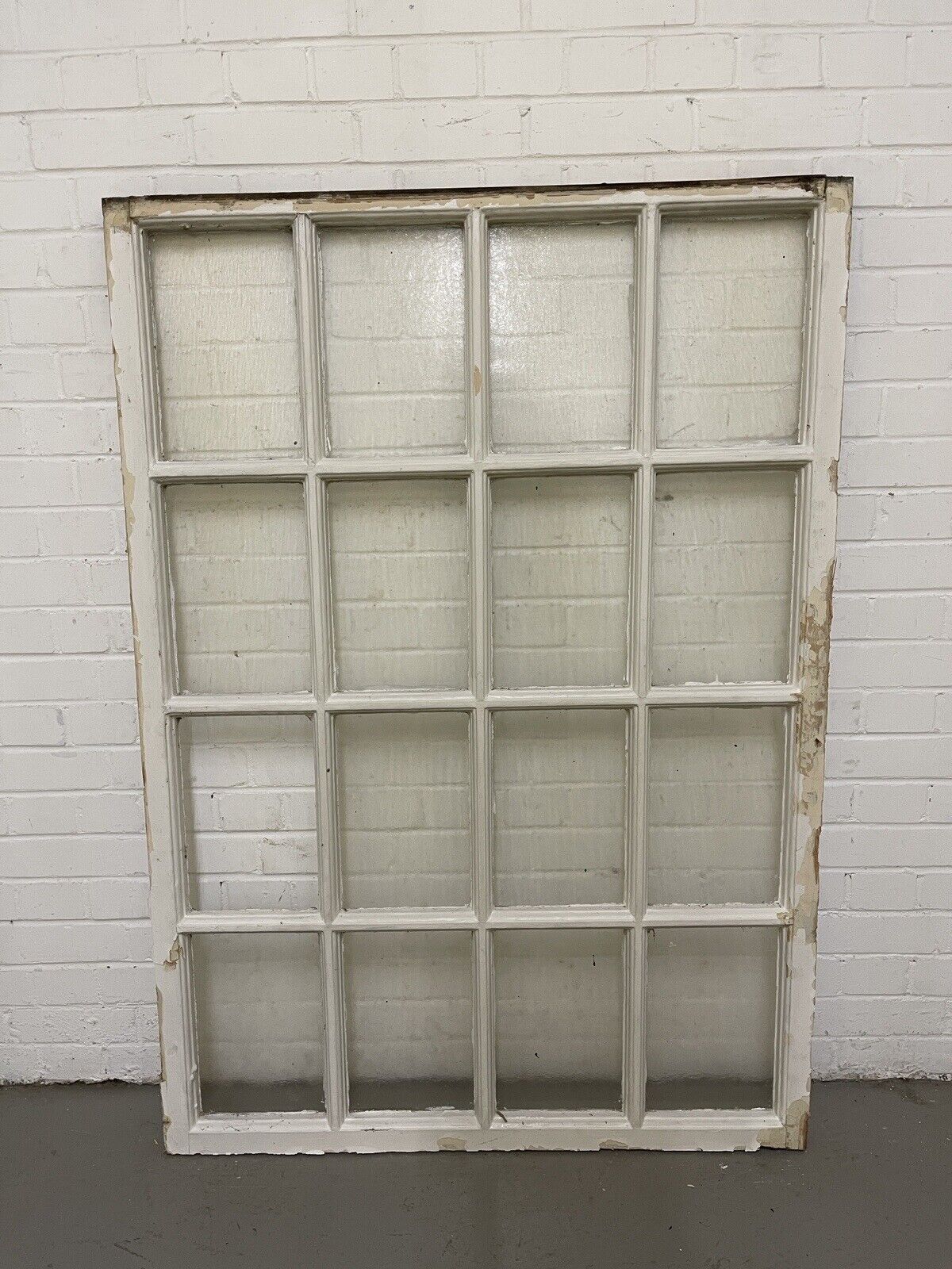 Reclaimed Old Georgian 16 Panel Wooden Window 1420 x 1003mm