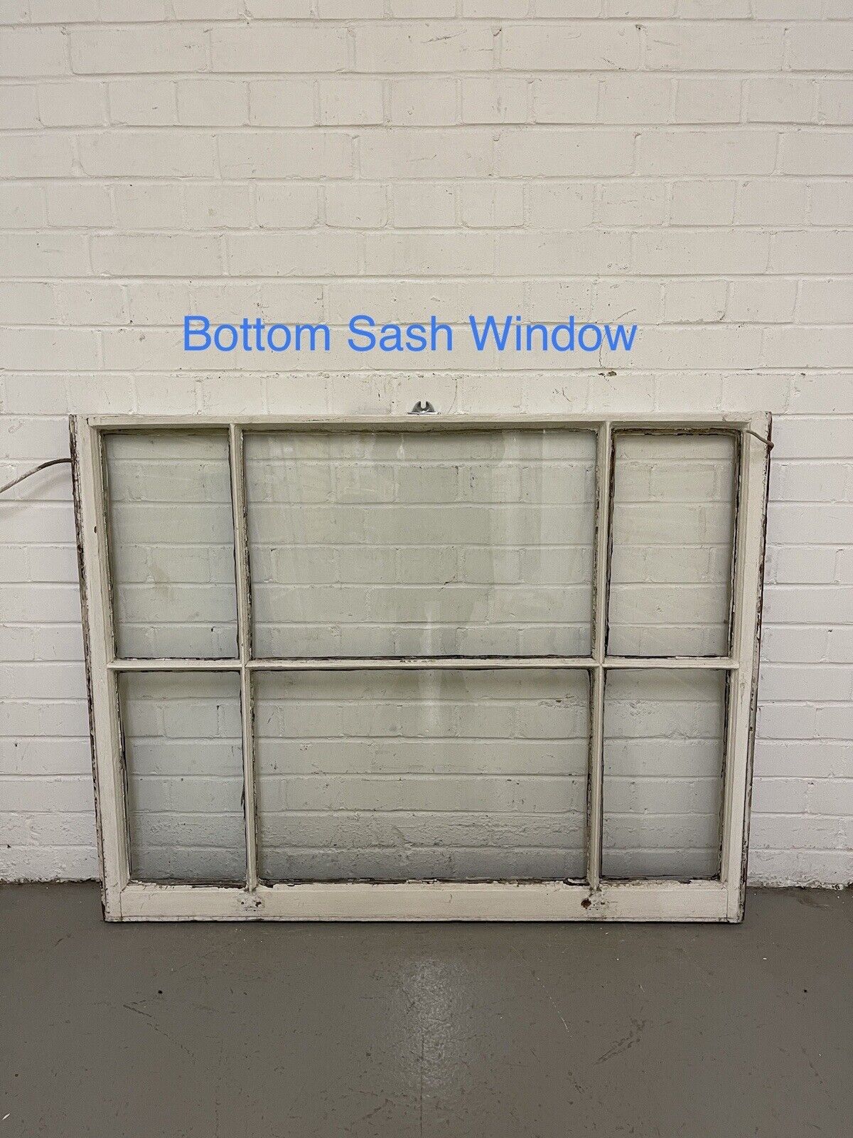 Pair Of Reclaimed Old Edwardian Sash Panel Wooden Window 955 x 1190 930 x 1190mm