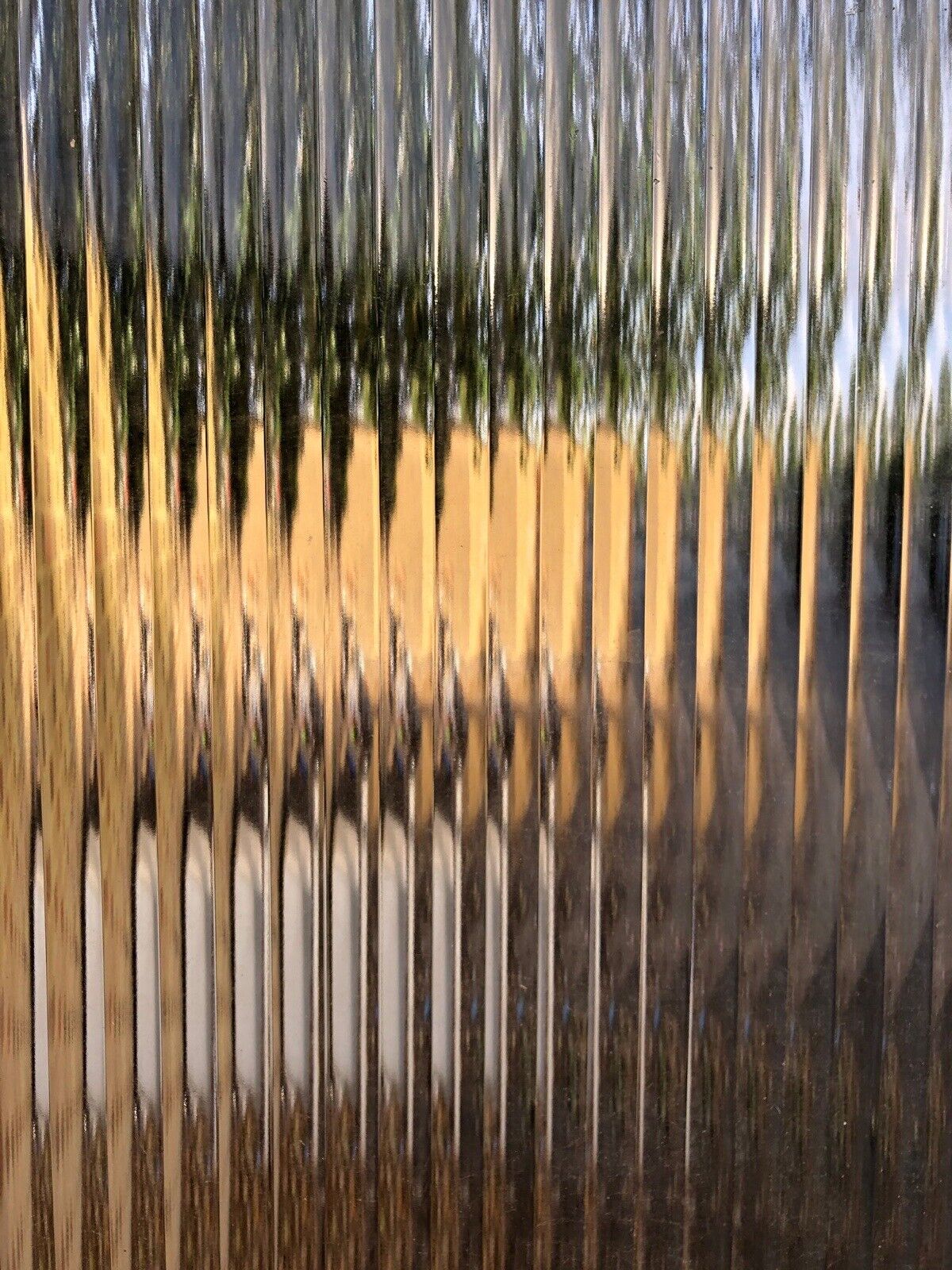 Reclaimed Reeded Glass Internal Or External Door 2008 x 805mm