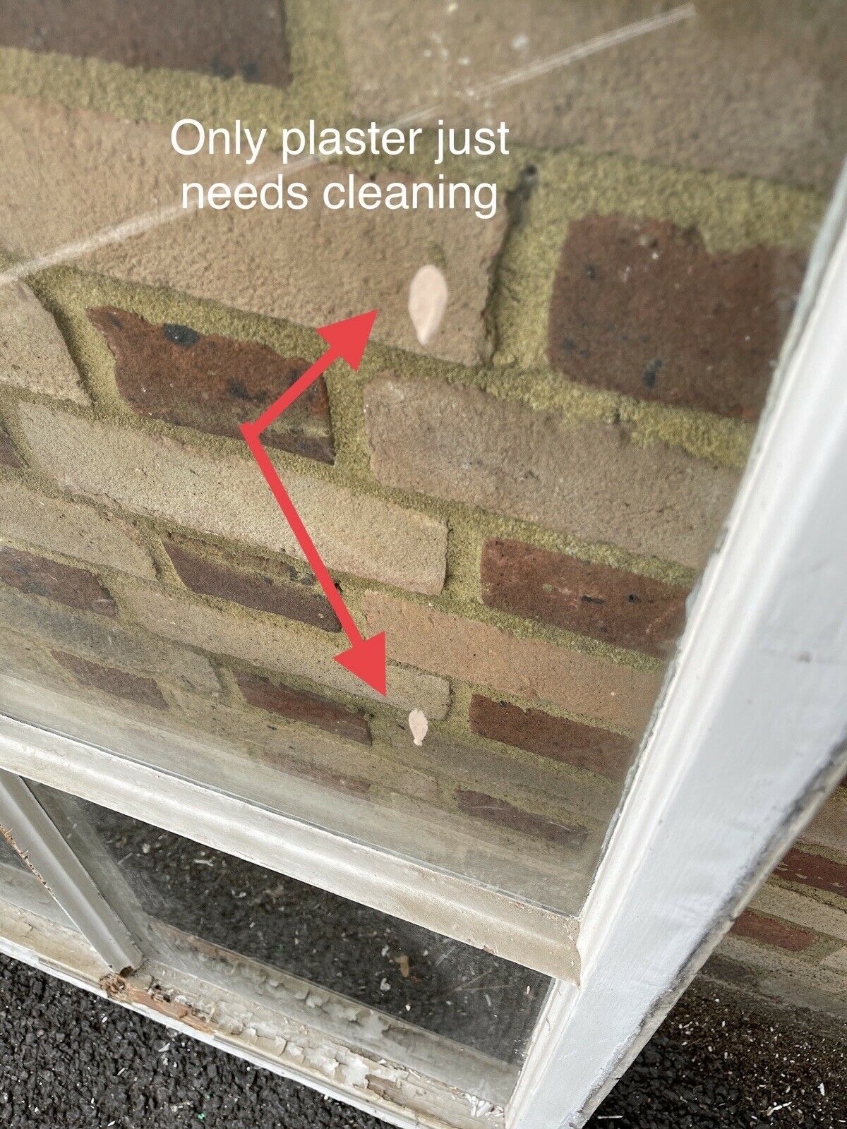 Reclaimed Old Georgian 4 Panel Wooden Window 1070 x 865 mm