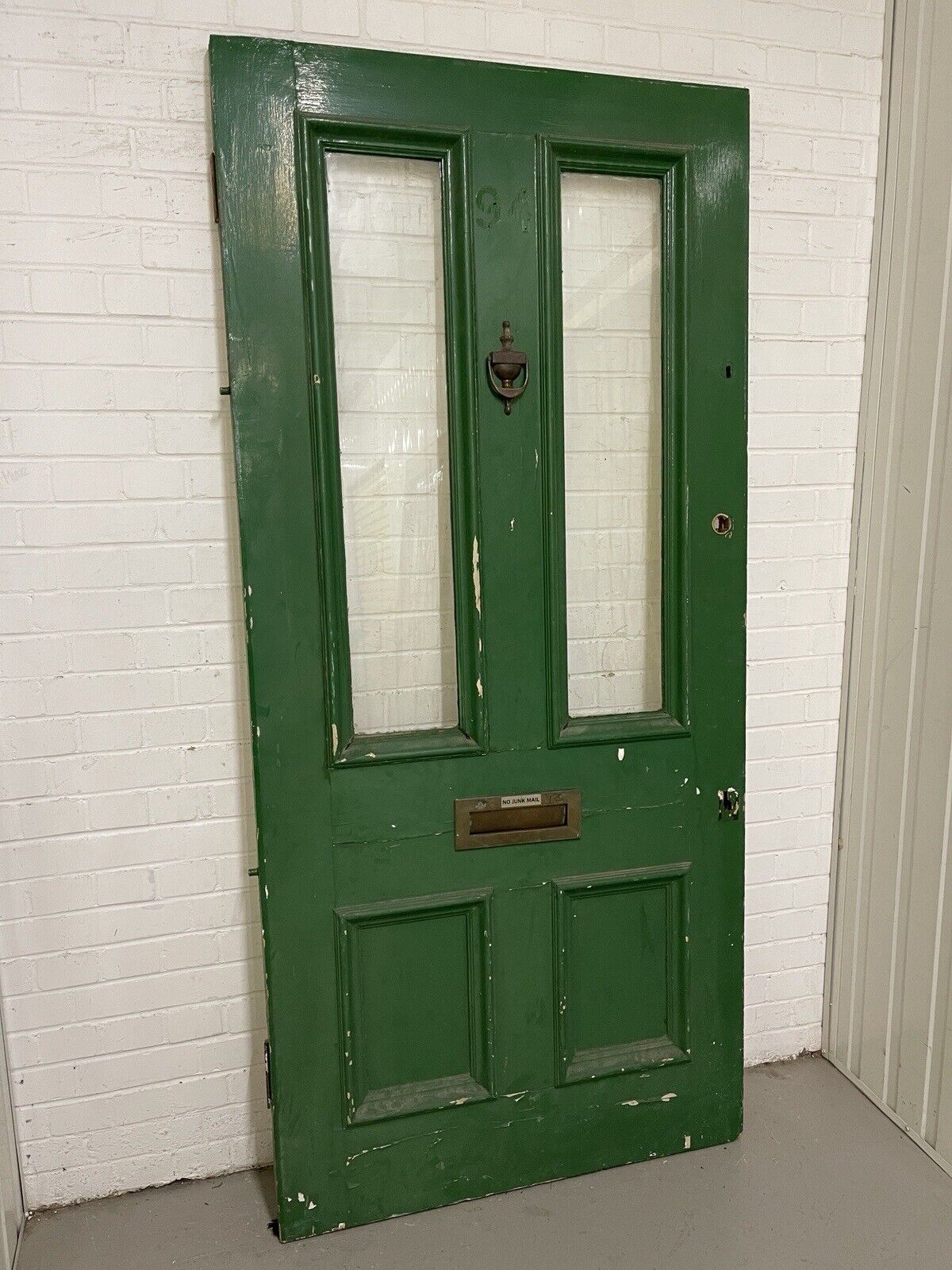 Reclaimed Old Victorian Edwardian Wooden Panel Front Door 2130 x 990 or 985mm