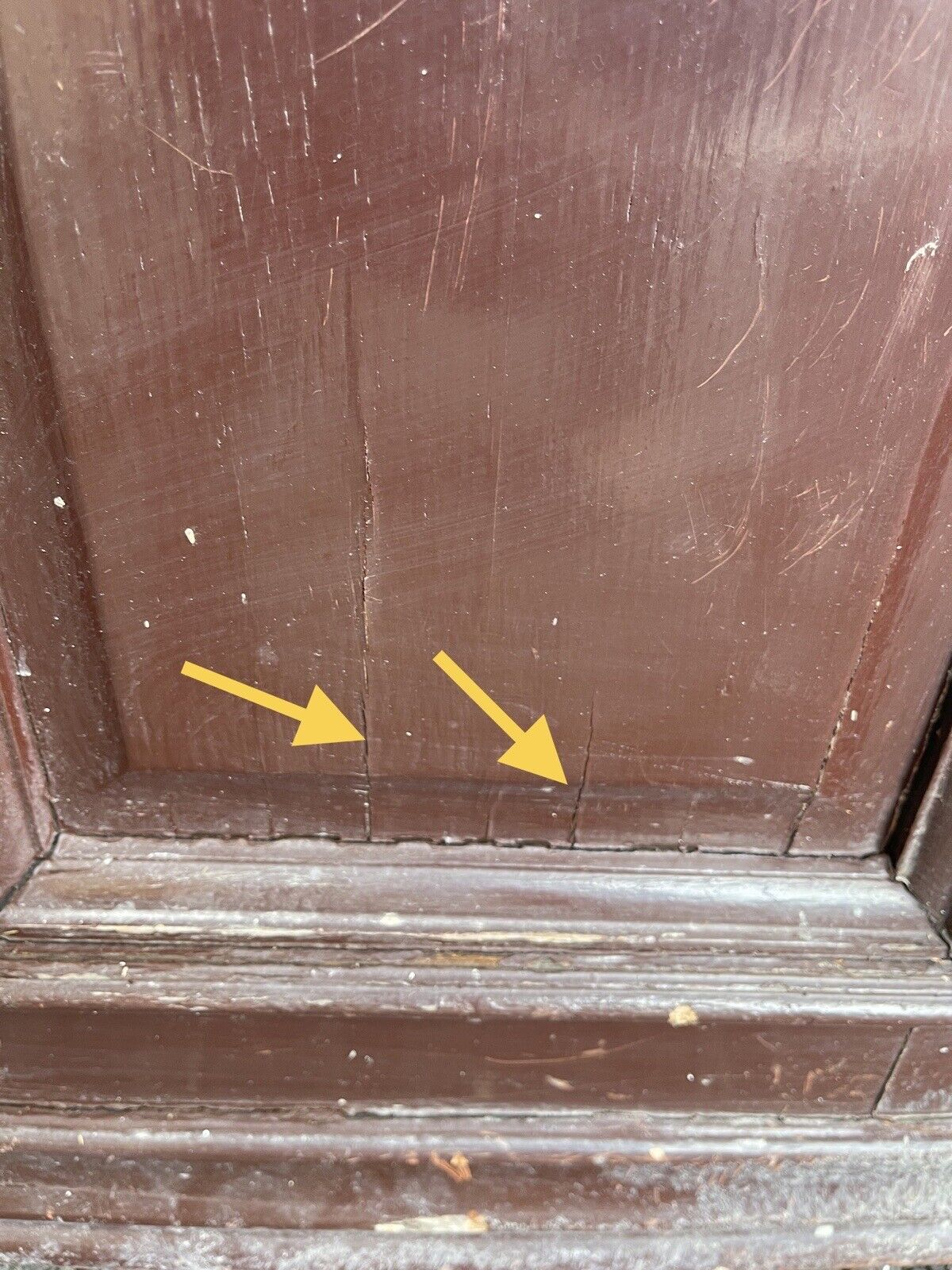 Modern Reclaimed Victorian Edwardian Wooden Panel Front Door 1965 x 833mm