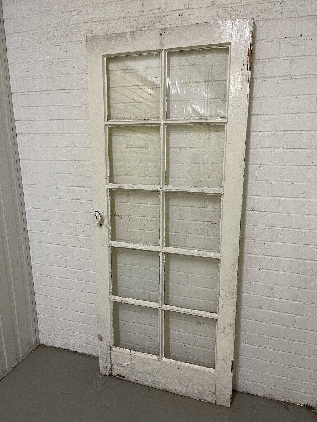 Reclaimed Georgian Wooden Panel External Front Door 1922 x 810mm