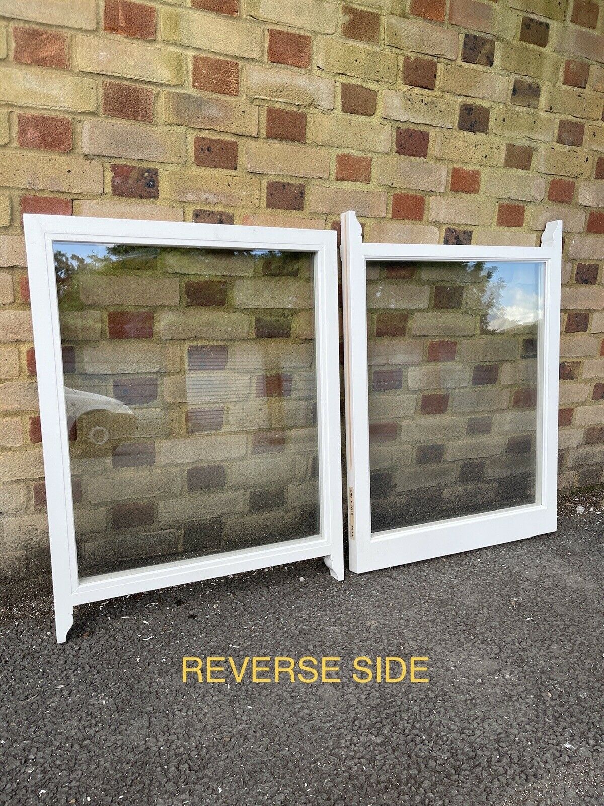 Modern Double Glazed Matching Wooden Sash Windows Top and Bottom