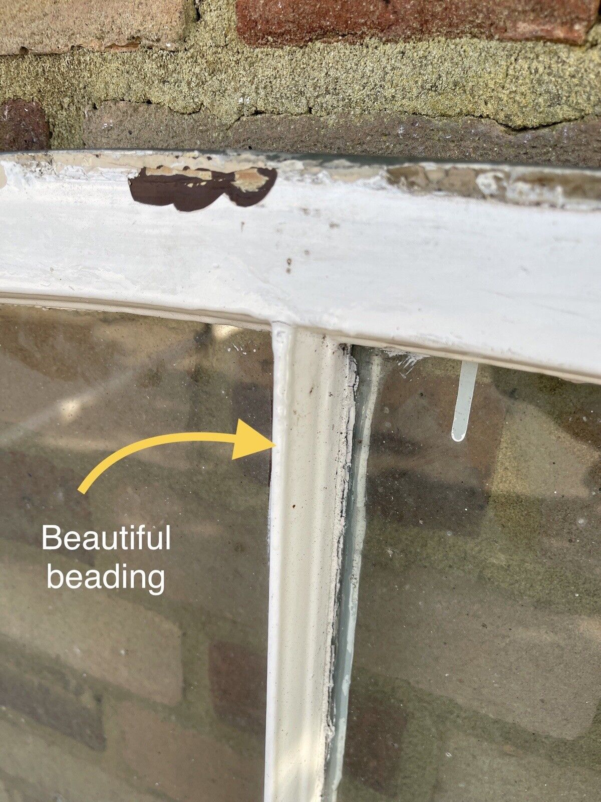 Reclaimed Old Victorian Edwardian Arch Panel Wooden Sash Window 1143mm x 972mm