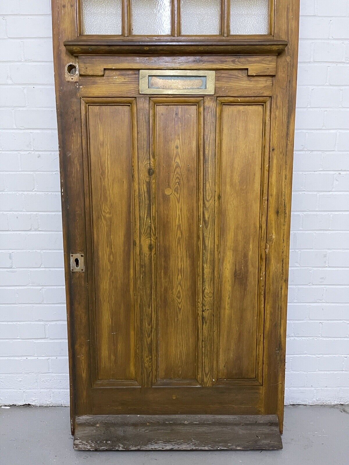 Reclaimed Old Victorian Georgian Edwardian Wooden Front Door 2020mm x 810mm