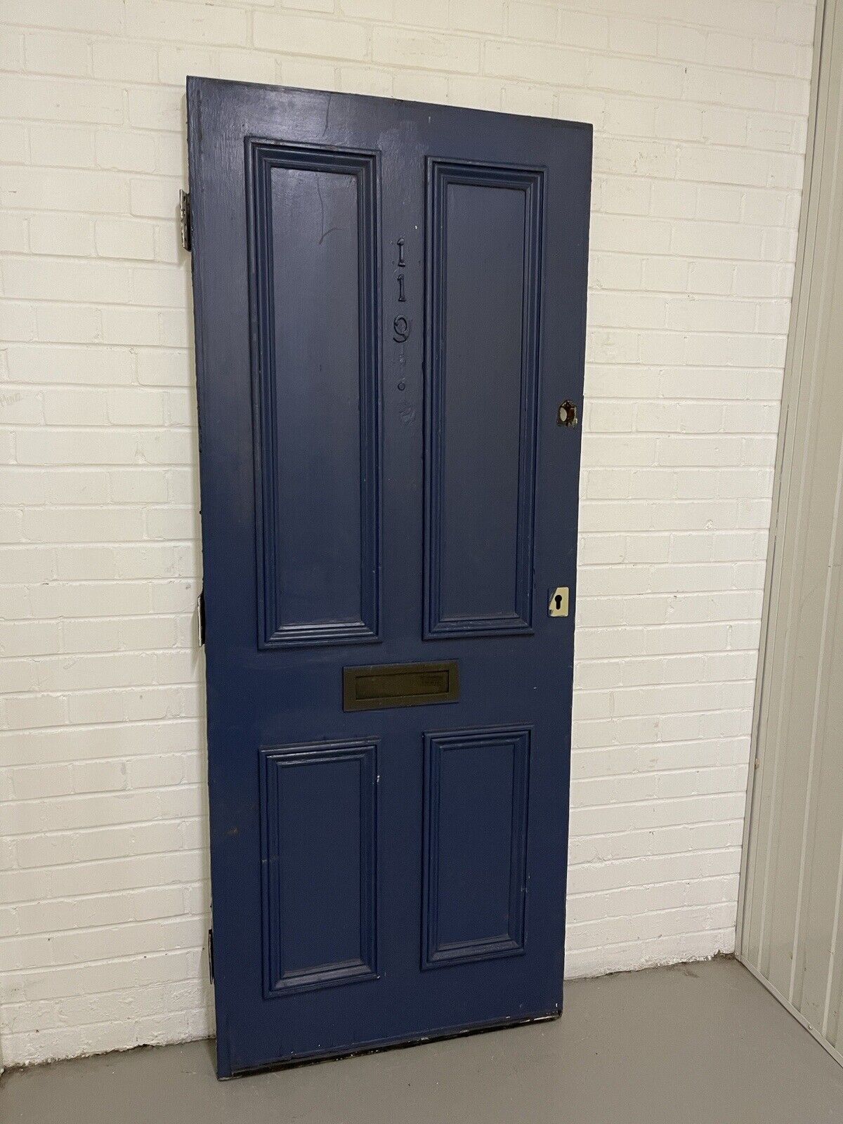 Reclaimed Victorian Wooden Panel External Front Door 2005 x 805mm