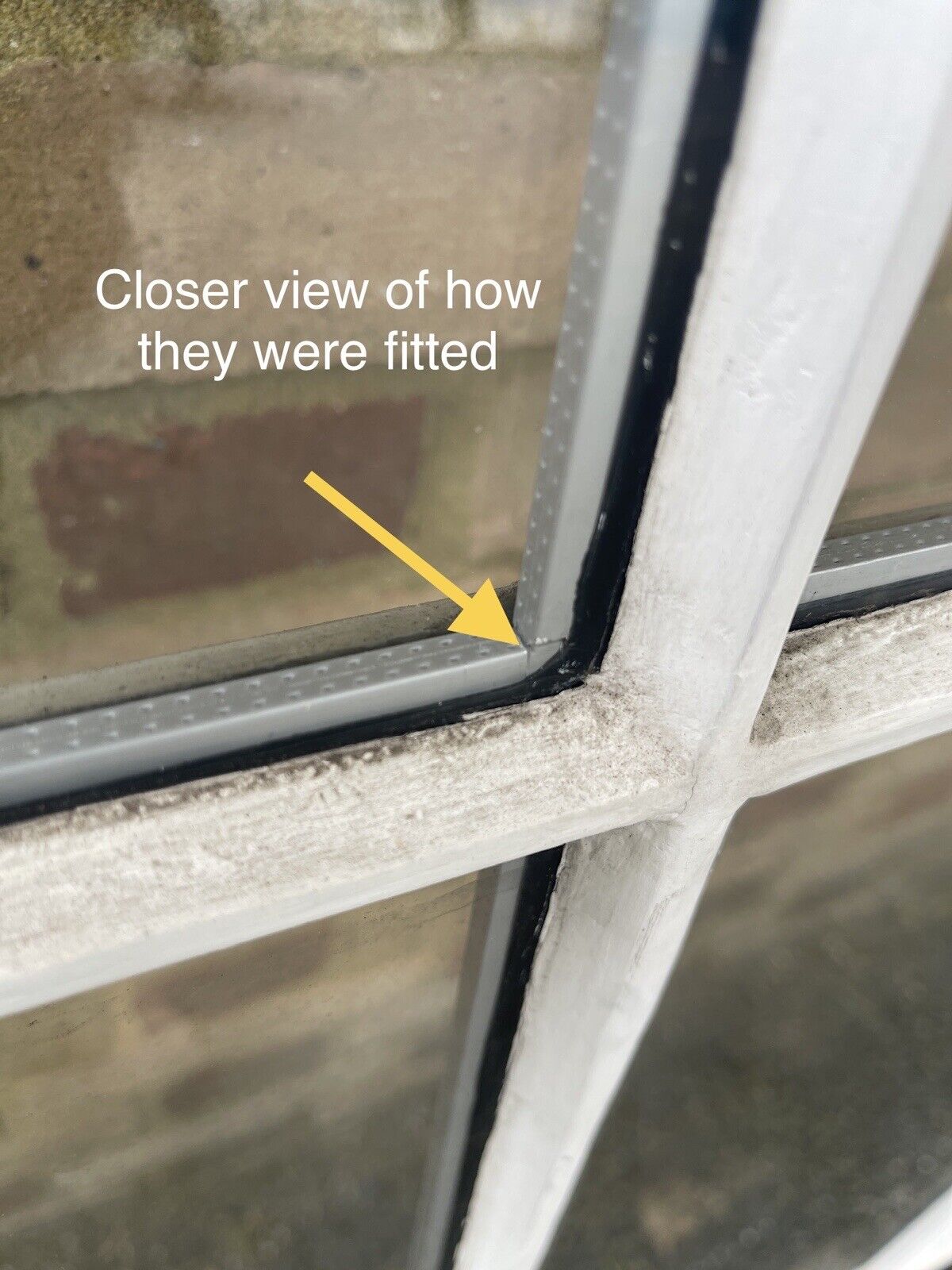 Large Reclaimed Double Glazed Georgian 6 Panel Wooden Window 1210 x 1580 or 1505mm