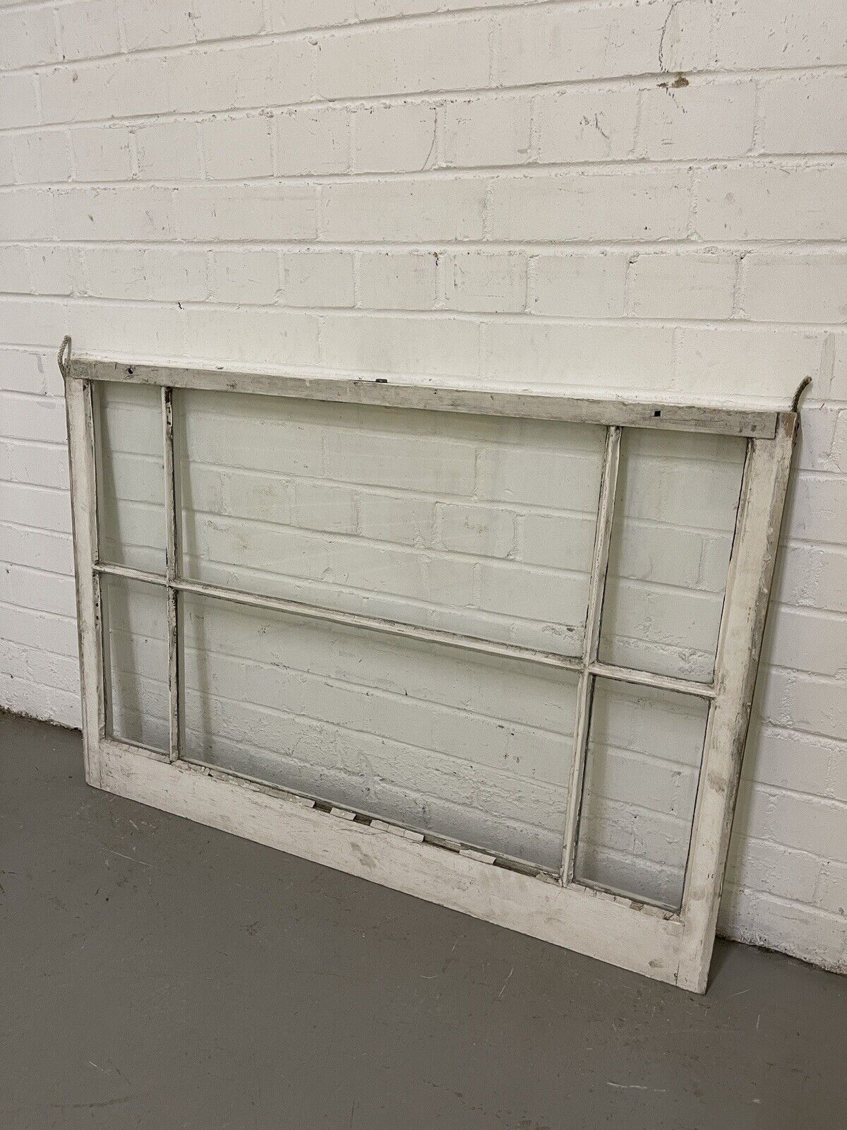 Reclaimed Edwardian 6 Panel Wooden Panel Sash Window 1112 x 692mm