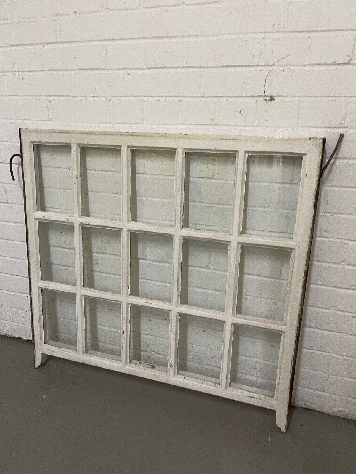 Reclaimed Old Georgian 15 Panel Wooden Window 965 x 905mm