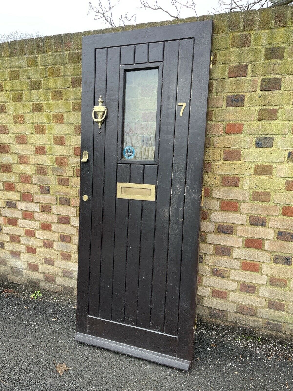 Reclaimed Wooden Panel External Front Door 1985 x 805mm