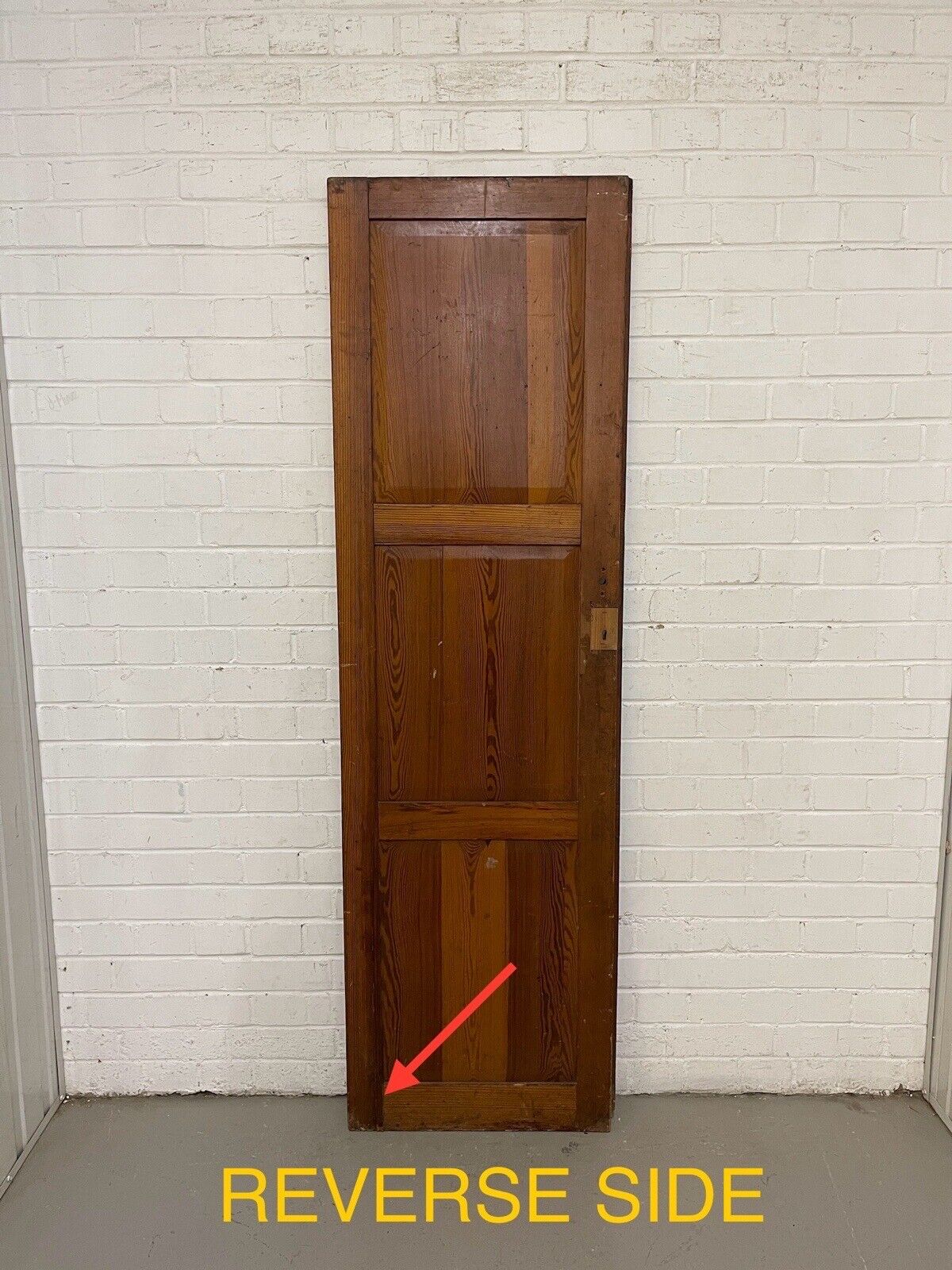 Reclaimed Arts And Crafts Victorian Alcove Cupboard Door 1805mm X 537 Or 530mm